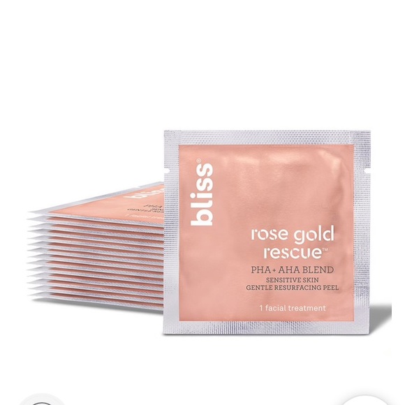 Sephora Other - 5 for 25⚡️Bliss Rose Gold Rescue Peel PHA + AHA Gentle Resurface Peel Duo 2 Set
